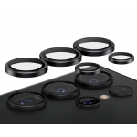 PANZERGLASS Δακτυλίδια προστασίας CAMERA Lens protection HoopS Optic Rings για Samsung GALAXY S24 Ultra 5G 2024 - ΜΑΥΡΟ - PG-1209